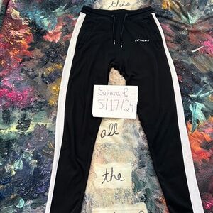 Alphalete Side Stripe Jogger Sweatpants Black